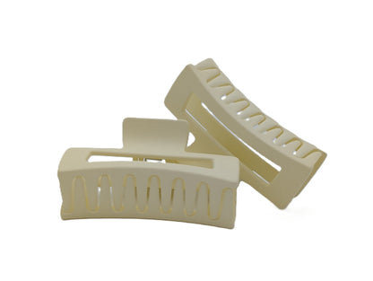 Matte Finish Claw Clips (3.35") | Non-Slip Medium Hair Clips - 14 Colors