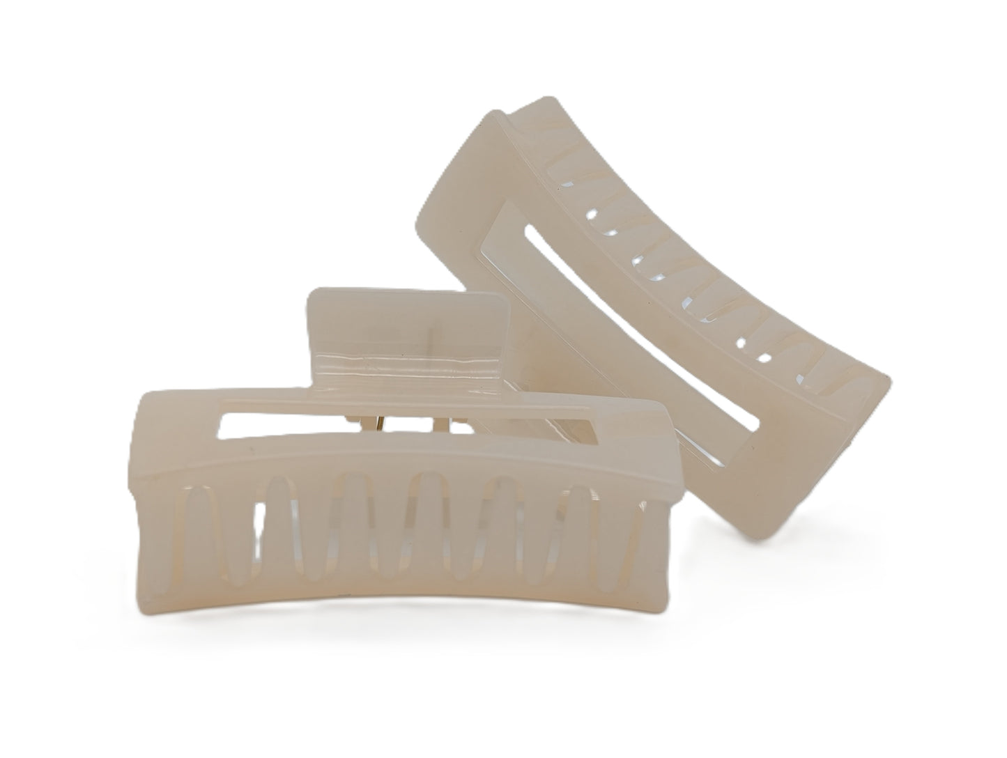 Glossy Clear Acrylic Claw Clip | Non-Slip Hair Clips 9 Colors