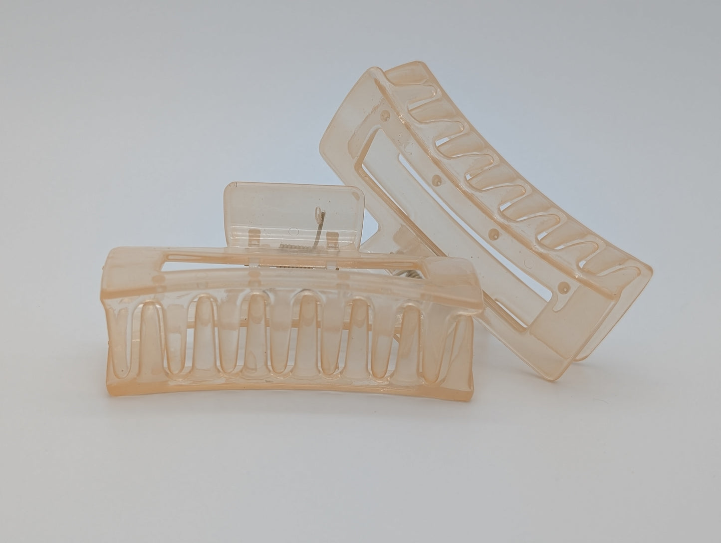 Glossy Clear Acrylic Claw Clip | Non-Slip Hair Clips 9 Colors