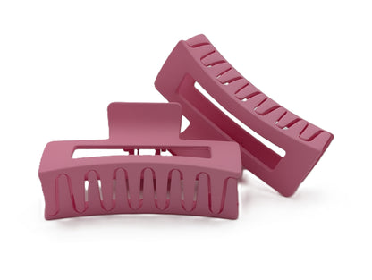 Matte Finish Claw Clips (3.35") | Non-Slip Medium Hair Clips - 14 Colors
