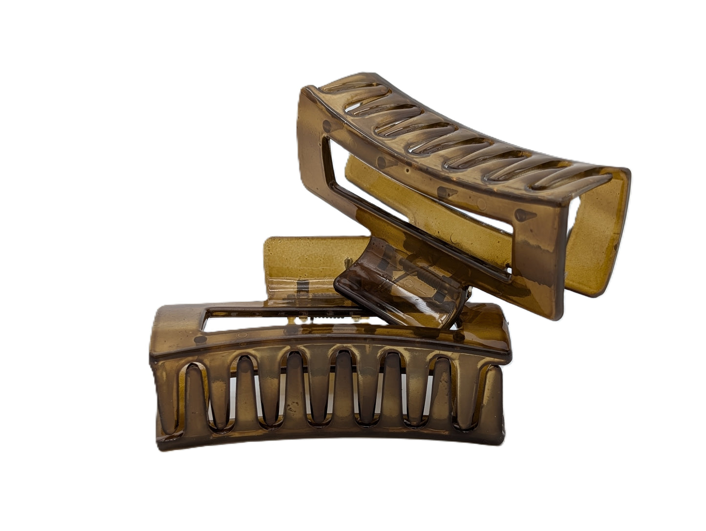 Glossy Clear Acrylic Claw Clip | Non-Slip Hair Clips 9 Colors