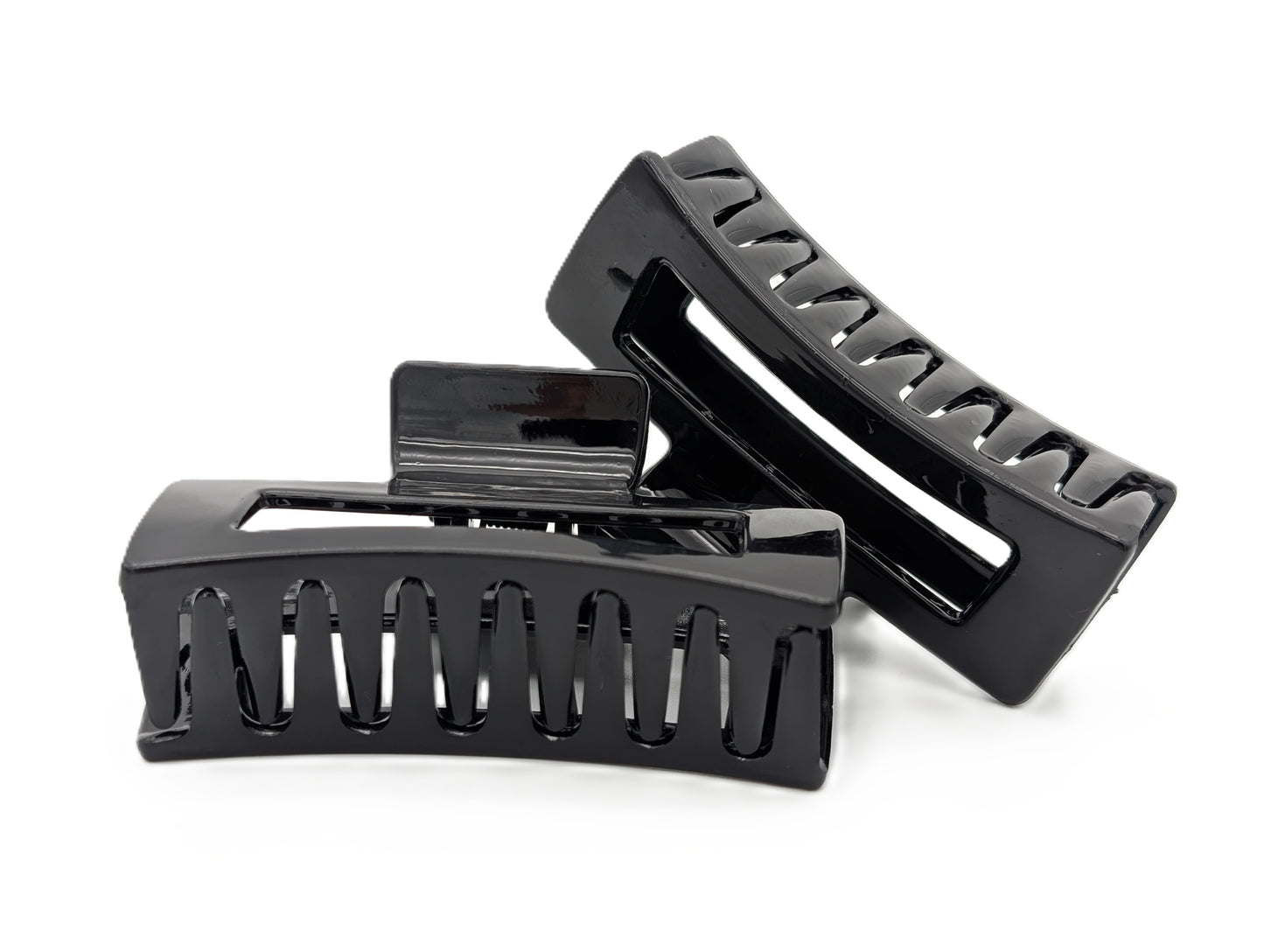 Glossy Clear Acrylic Claw Clip | Non-Slip Hair Clips 9 Colors