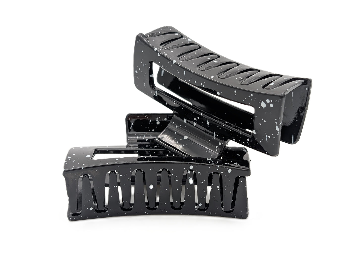 Marble Acrylic Claw Clips (3.35") | Non-Slip Hair Clips for Thick Hair