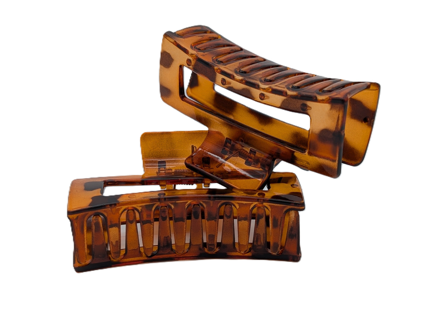 Marble Acrylic Claw Clips (3.35") | Non-Slip Hair Clips for Thick Hair