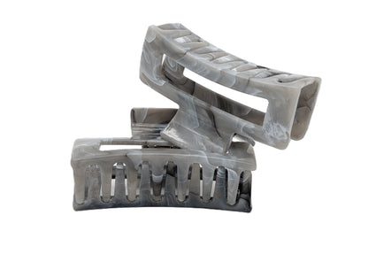 Marble Acrylic Claw Clips (3.35") | Non-Slip Hair Clips for Thick Hair