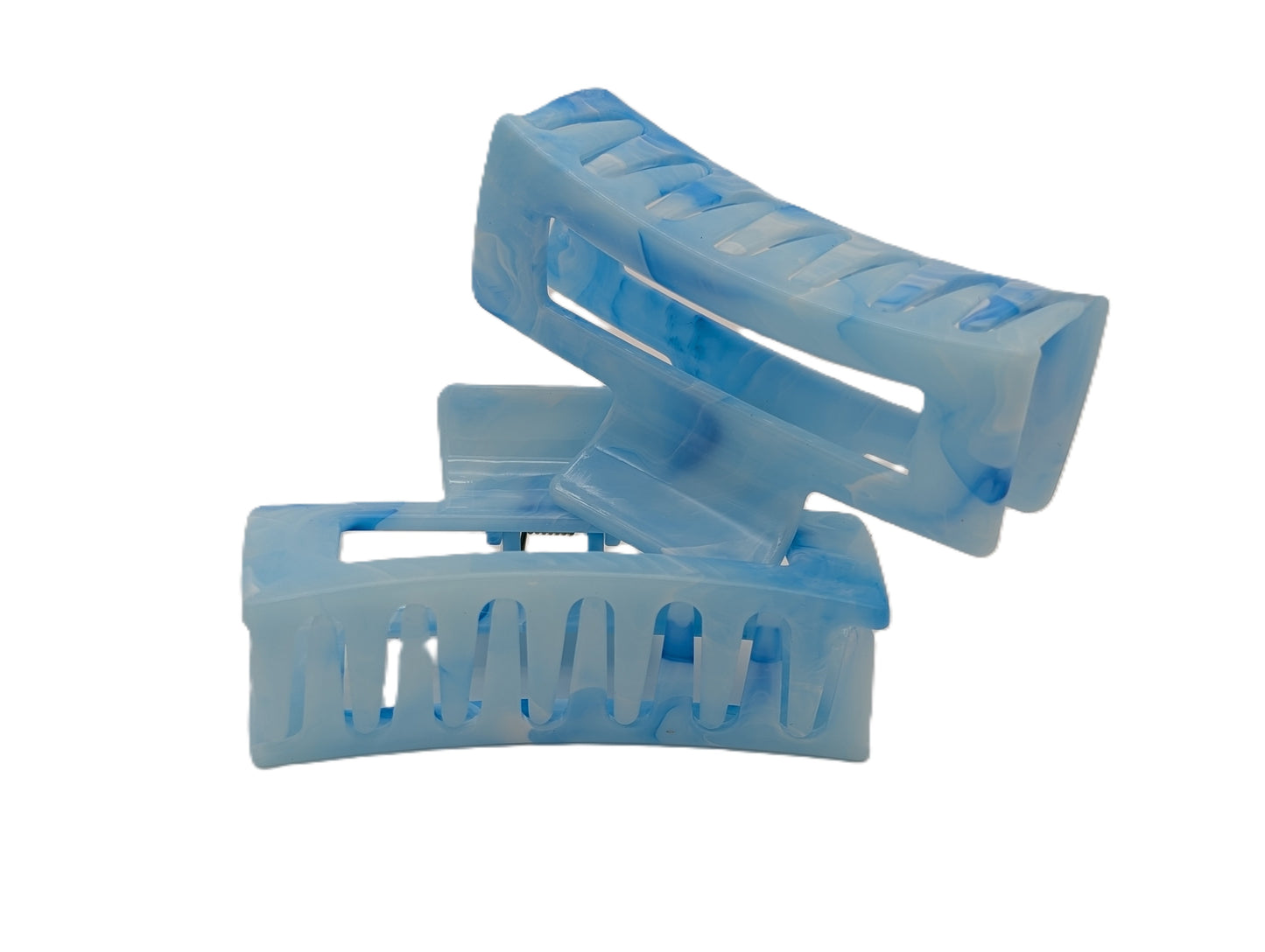 Marble Acrylic Claw Clips (3.35") | Non-Slip Hair Clips for Thick Hair