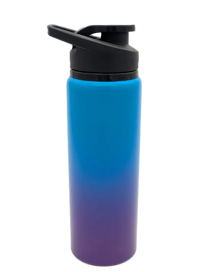 25oz Reusable Aluminum Water Bottle | Snap-Lid, Multi-Color Sports Travel