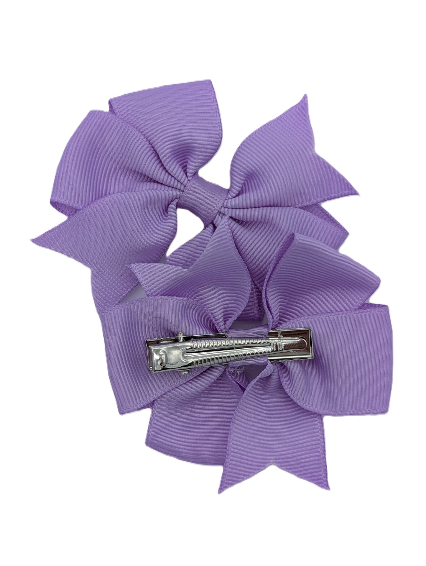 Boutique Pinwheel Clips 3" Grosgrain Pair