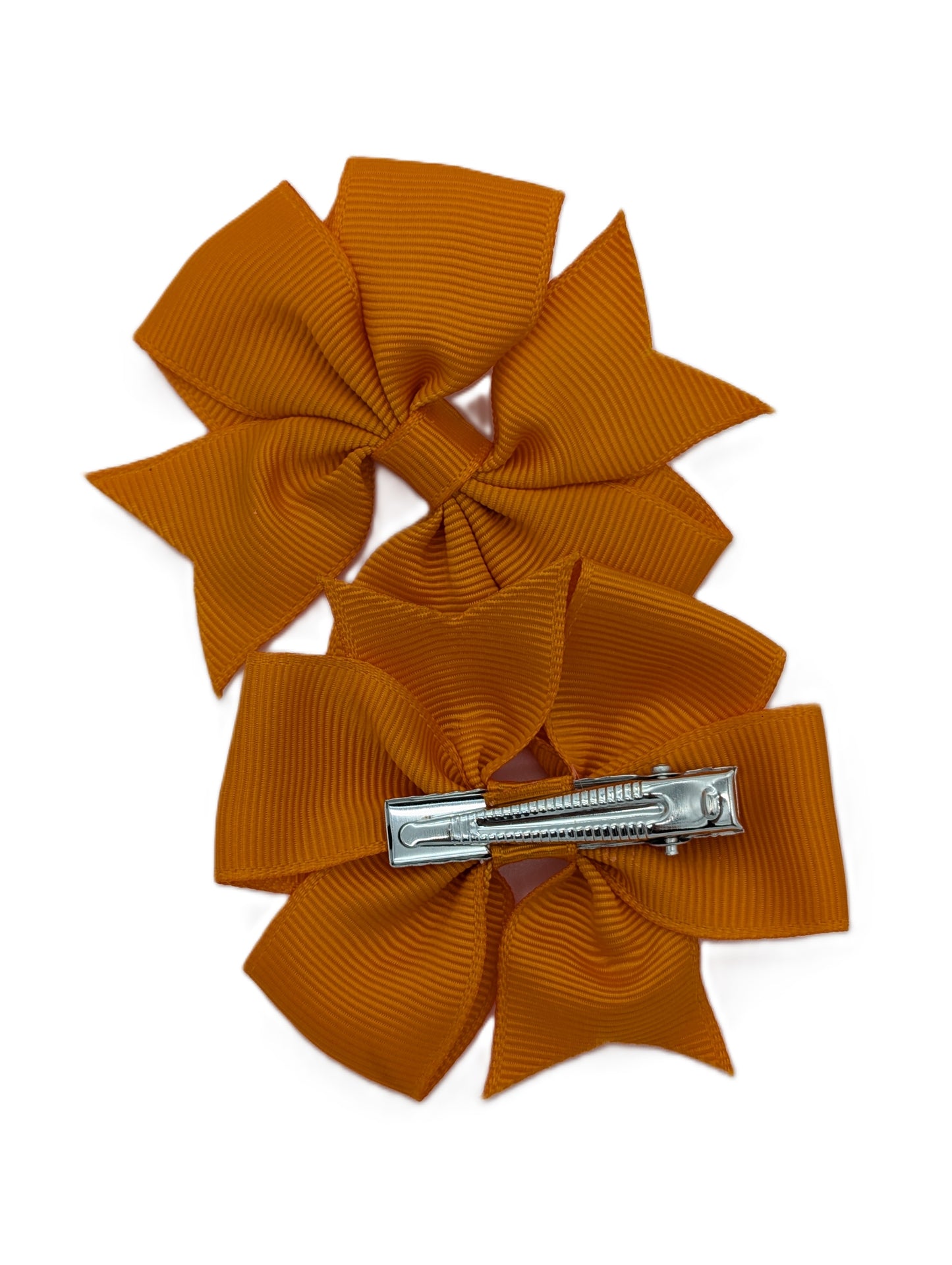 Boutique Pinwheel Clips 3" Grosgrain Pair