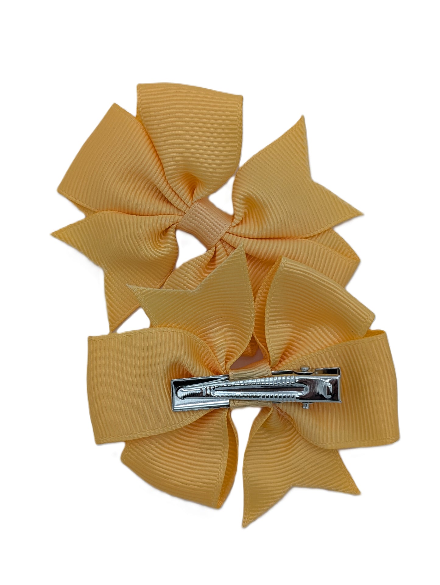 Boutique Pinwheel Clips 3" Grosgrain Pair