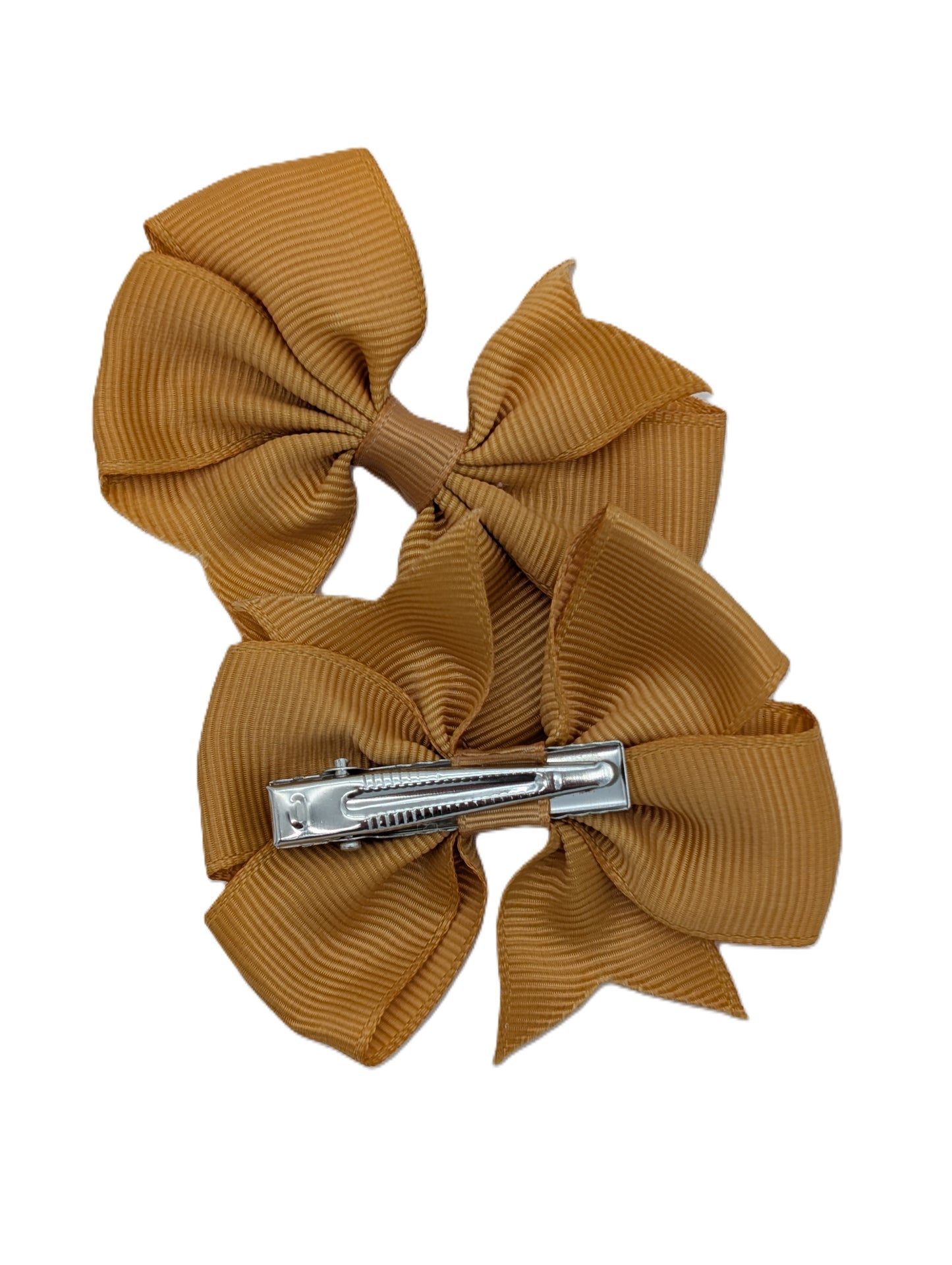 Boutique Pinwheel Clips 3" Grosgrain Pair