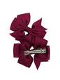 Boutique Pinwheel Clips 3" Grosgrain Pair