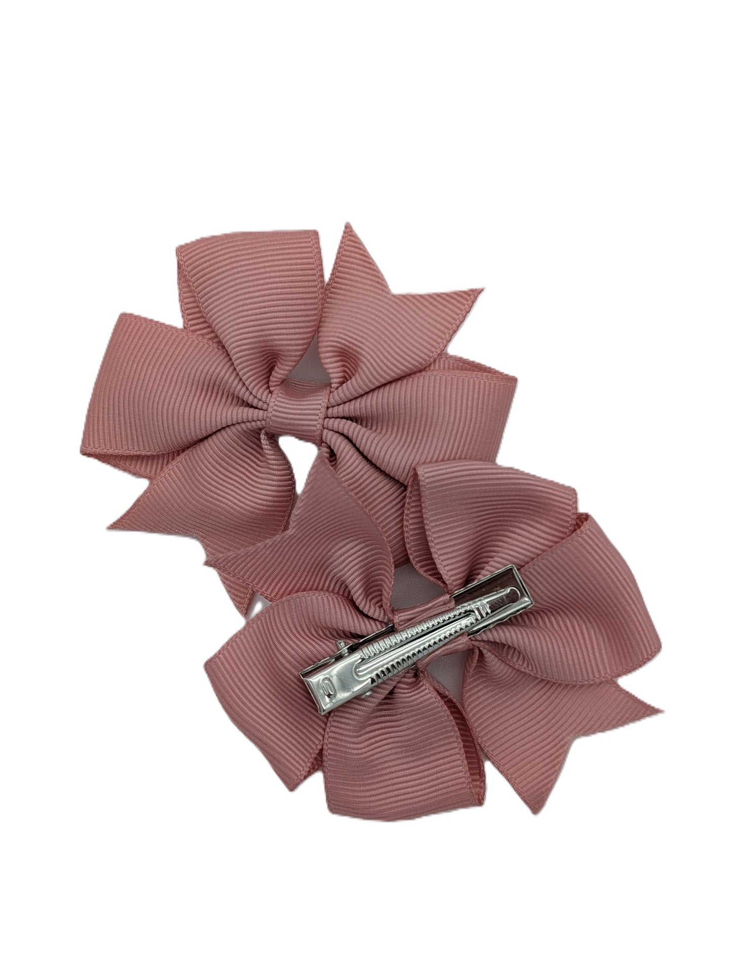 Boutique Pinwheel Clips 3" Grosgrain Pair