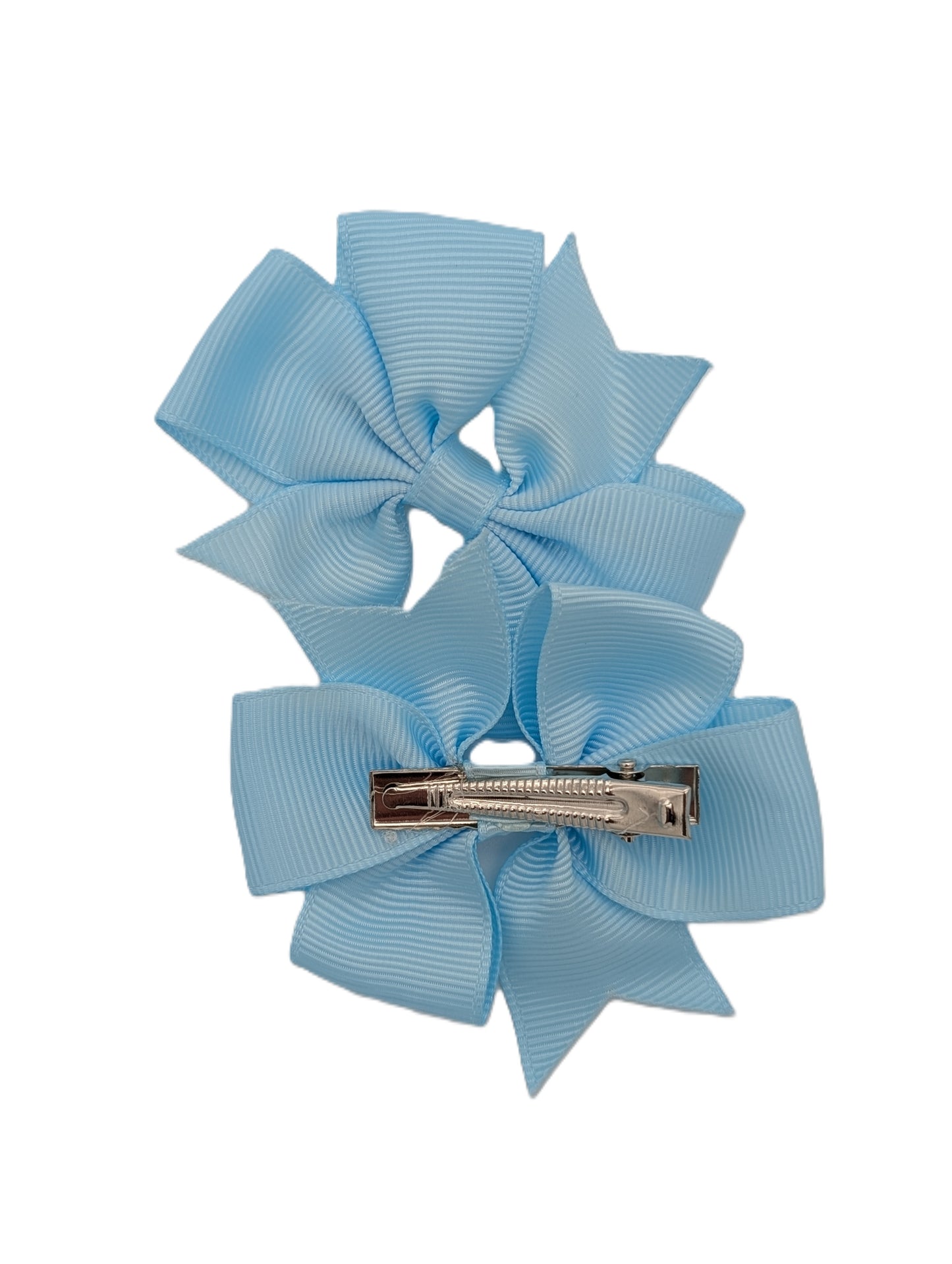 Boutique Pinwheel Clips 3" Grosgrain Pair