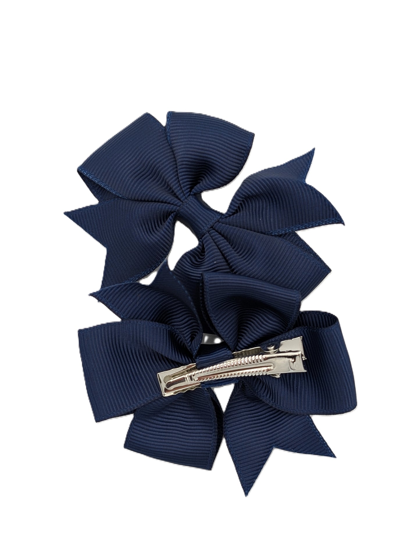 Boutique Pinwheel Clips 3" Grosgrain Pair