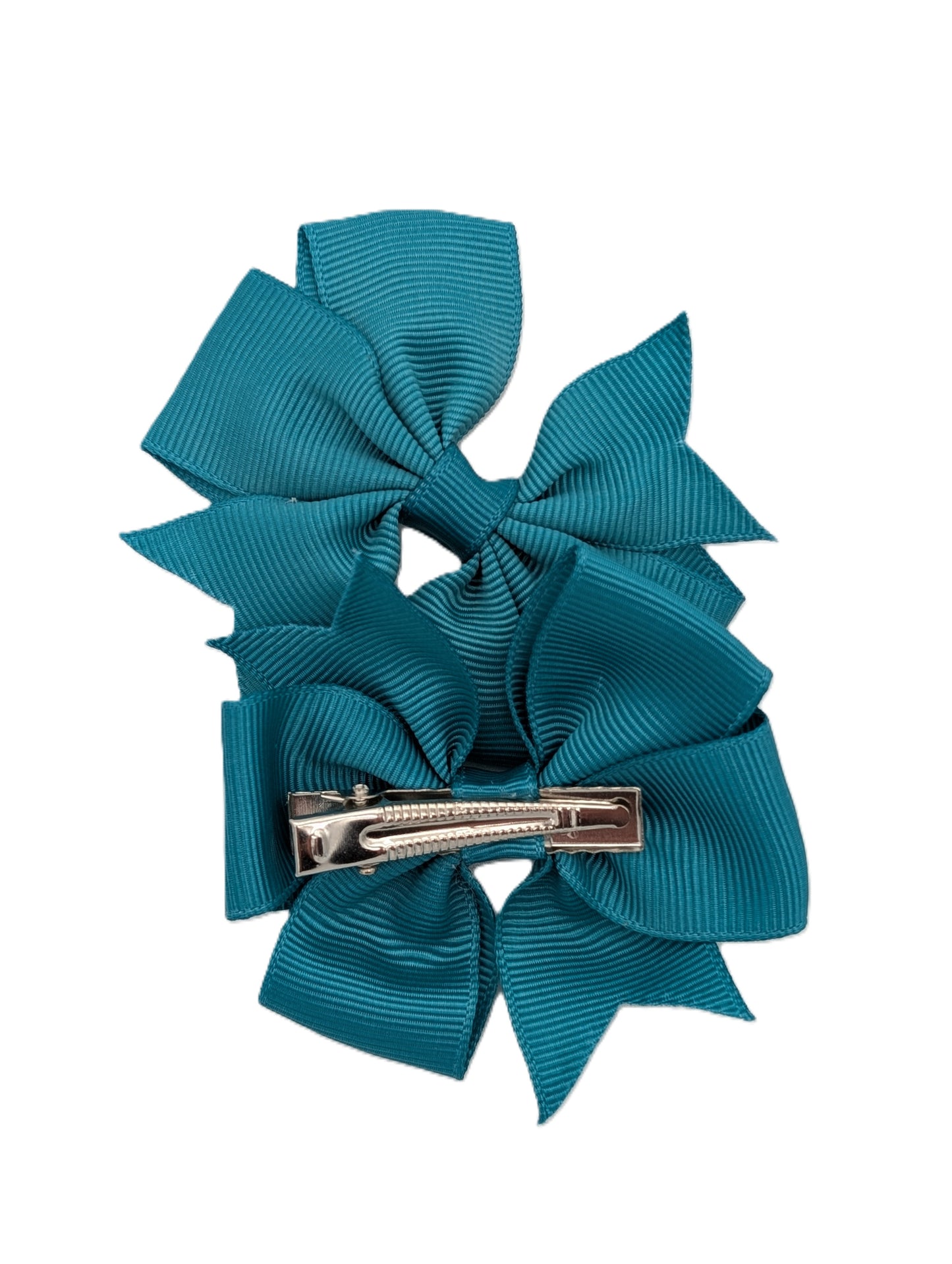 Boutique Pinwheel Clips 3" Grosgrain Pair