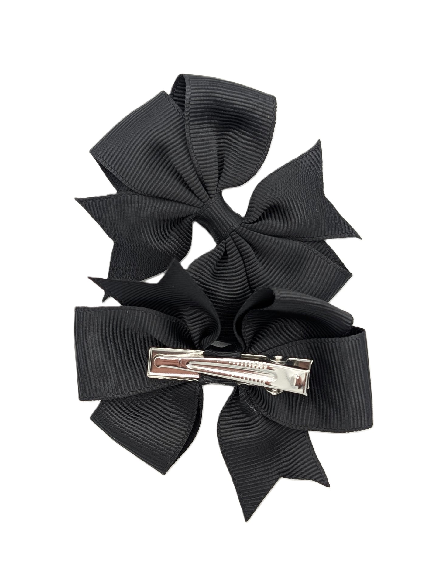 Boutique Pinwheel Clips 3" Grosgrain Pair