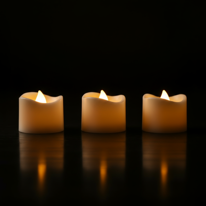 240H Flameless LED Tea Light | Flickering Battery Operated Candle